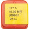 Jobber Drill, 10mm, Normal Helix, High Speed Steel, Black Oxide thumbnail-4