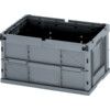 Foldable Euro Container, Polypropylene, Grey, 400x320x600mm thumbnail-0