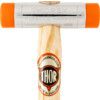 Plastic Hammer, 250g, Wood Shaft, Replaceable Head thumbnail-2