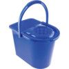 15ltr Plastic Mop Bucket Blue thumbnail-0