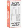 Lockout Keyed Padlock, Keyed Different, Nylon, Blue, 42mm Width, Weatherproof thumbnail-2
