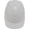 Safety Helmet, White, ABS, Vented, Standard Peak, Includes Side Slots thumbnail-3