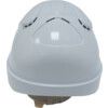 Safety Helmet, White, ABS, Vented, Standard Peak, Includes Side Slots thumbnail-4