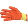 Mechanical Hazard Gloves, Orange/Yellow, Latex Coating, EN388: 2003, 2, 2, 4, 3, Size 10 thumbnail-1