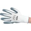 Mechanical Hazard Gloves, Grey/White, Nylon Liner, Nitrile Coating, EN388: 2003, 4, 1, 3, 2, Size 8 thumbnail-0