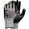 Cut Resistant Gloves, Black, EN388: 2016, 4, X, 4, 2, B, Nitrile Foam Palm, HPPE Liner, Size 6 thumbnail-0