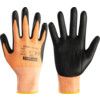Cut Resistant Gloves, Black/Orange, EN388: 2003, 4, 3, 4, 2, Nitrile Foam Palm, HPPE Liner, Size 8 thumbnail-0