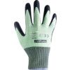 Cut Resistant Gloves, Black/Green, Nitrile Foam Palm, Fibreglass/HPPE Liner, EN388: 2003, 4, 5, 4, 2, Size 7 thumbnail-1