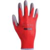 Mechanical Hazard Gloves, Red/Grey, Nylon Liner, Polyurethane Coating, EN388: 2003, 4, 1, 2, 1, Size 10 thumbnail-1