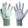Cut Resistant Gloves, Green/Grey, EN388: 2003, 4, 5, 4, 3, PU Palm, HPPE Liner, Size 7 thumbnail-0