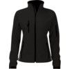 Soft Shell Jacket, Women, Black, Polyester, 2XL thumbnail-0