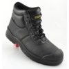 Unisex Safety Boots Size 5, Black, Leather, Steel Toe Cap thumbnail-4