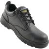 Safety Shoes, Unisex, Black, Leather Upper, Steel Toe Cap, S1P, SRC, Size 3 thumbnail-0