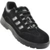 Safety Trainers, Unisex, Black, Leather Upper, Steel Toe Cap, S1P, Size 10 thumbnail-0
