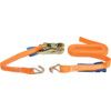 6m x 25mm, Load Strap-Double Hook (Two Part), 1000kg Load Capacity, Orange, 2-Piece thumbnail-0