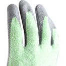 Cut-Resistant Gloves, PU Coated, Green/Grey thumbnail-2