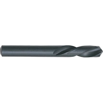 S100, Stub Drill, 3.1mm, High Speed Steel, Black Oxide