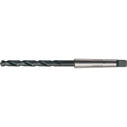 T100, Taper Shank Drill, MT2, 23mm, High Speed Steel, Standard Length