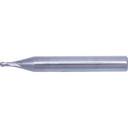Series 53, Short Slot Drill, 4mm, 2fl, Plain Round Shank, Carbide, Uncoated