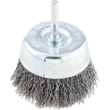 30SWG Shaft Mounted Cup Brush 60 x 15mm