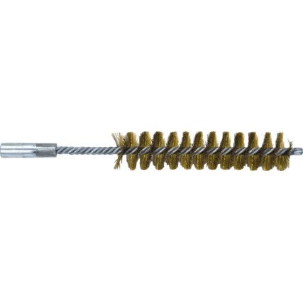 5/8in Double Spiral Power Brush c/w Universal - Brass.