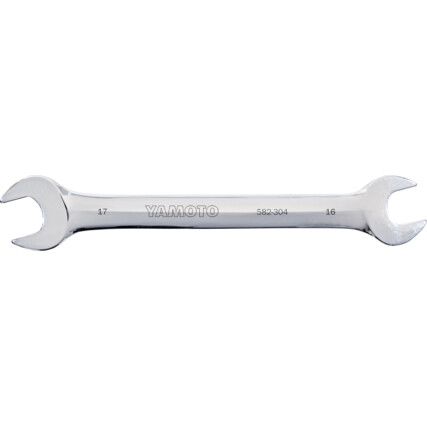 Double End, Open Ended Spanner, 8 x 9mm, Metric