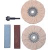 L002100010, Polishing Kit, 100mm, For Non Ferrous Metals, 5 Piece thumbnail-0
