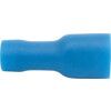 6.30mm FULLY INSULATED BLUE FEMALE PUSH-ON (100)  thumbnail-0