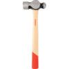 Ball Pein Hammer, 3lb, Wood Shaft, Polished Face thumbnail-1