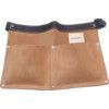 Leather, Belt Pouch, 2 Pockets, Tan thumbnail-1