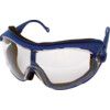 Cobra, Safety Glasses, Clear Lens, Full-Frame, Blue Frame, Anti-Fog/Impact-resistant/Scratch-resistant/UV-resistant thumbnail-0