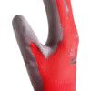 Mechanical Hazard Gloves, Red/Grey, Nylon Liner, Polyurethane Coating, EN388: 2003, 4, 1, 2, 1, Size 10 thumbnail-3