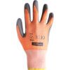 Cut Resistant Gloves, Grey/Orange, PU Palm, HPPE Liner, EN388: 2003, 4, 3, 4, 3, Size 7 thumbnail-1