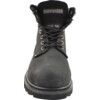 Unisex Safety Boots Size 12, Black, Leather, Steel Toe Cap thumbnail-3