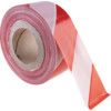 Non-Adhesive Barrier Tape, PVC, Red/White, 75mm x 500m thumbnail-0