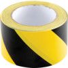 75mm Hazard Marking Tape Black & Yellow Adhesive thumbnail-2