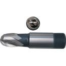 HSS 2 Flute Threaded Shank Ball Nose Short Series Slot Drills - Metric thumbnail-0