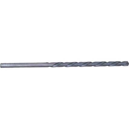 E100, Extra Length, Long Series Drill, 10mm, Straight Shank, High Speed Steel, Steam Tempered