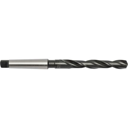 T100, Taper Shank Drill, MT2, 16mm, High Speed Steel, Standard Length