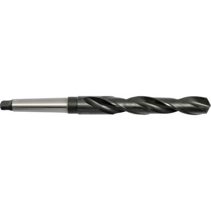 T100, Taper Shank Drill, MT2, 22mm, High Speed Steel, Standard Length