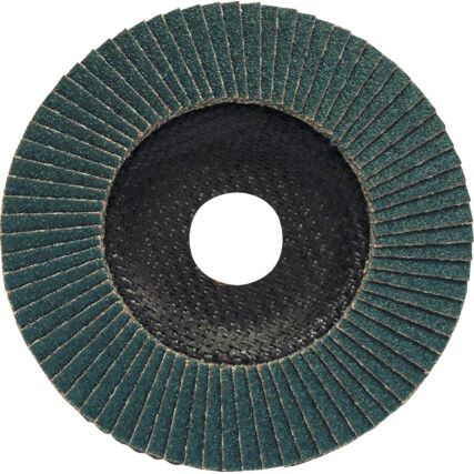 Flap Disc, 100 x 16mm, Conical (Type 29), P60, Zirconia