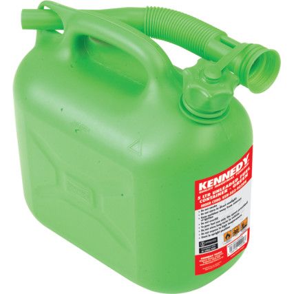 5LTR UNLEADED FUEL CONTAINER - GREEN