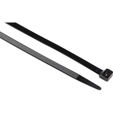 Cable Ties, Black, 9.0x530mm (Pk-100)