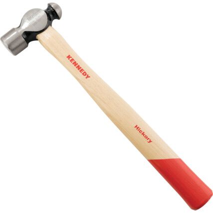 Ball Pein Hammer, 3/4lb, Hickory Shaft, Polished Face