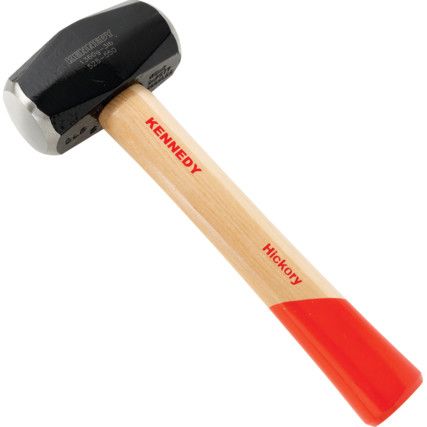Lump Hammer, 3lb, Wood Shaft, Waxed Shaft