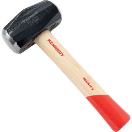 Lump Hammer, 4lb, Wood Shaft, Waxed Shaft