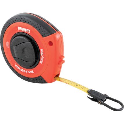 TA2013, 20m / 66ft, Surveyors Tape, Metric and Imperial, Class II