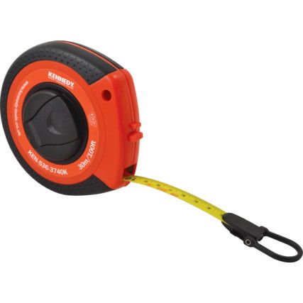 TA3013, 30m / 100ft, Surveyors Tape, Metric and Imperial, Class II