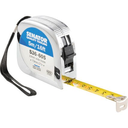 LTC005, 5m / 16ft, Tape Measure, Metric and Imperial, Class II