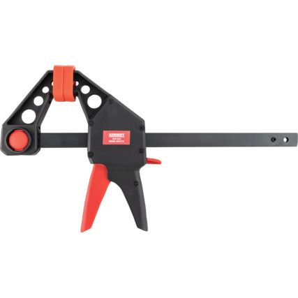 7in./175mm Quick Clamp, Nylon Jaw, 180kg Clamping Force, Pistol Grip Handle